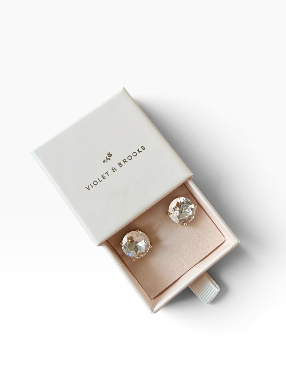 Cleo Stud Earrings NWT - Crystal - Picture 3 of 3
